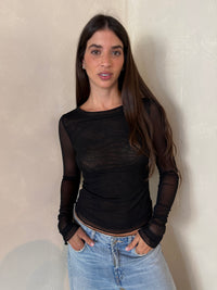 Mesh LS Top