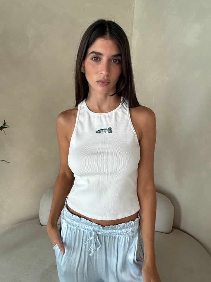 Beaded Racer Back Tank