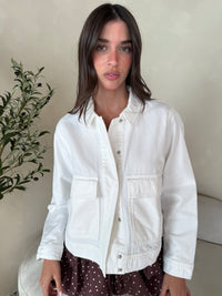 White Denim Jacket