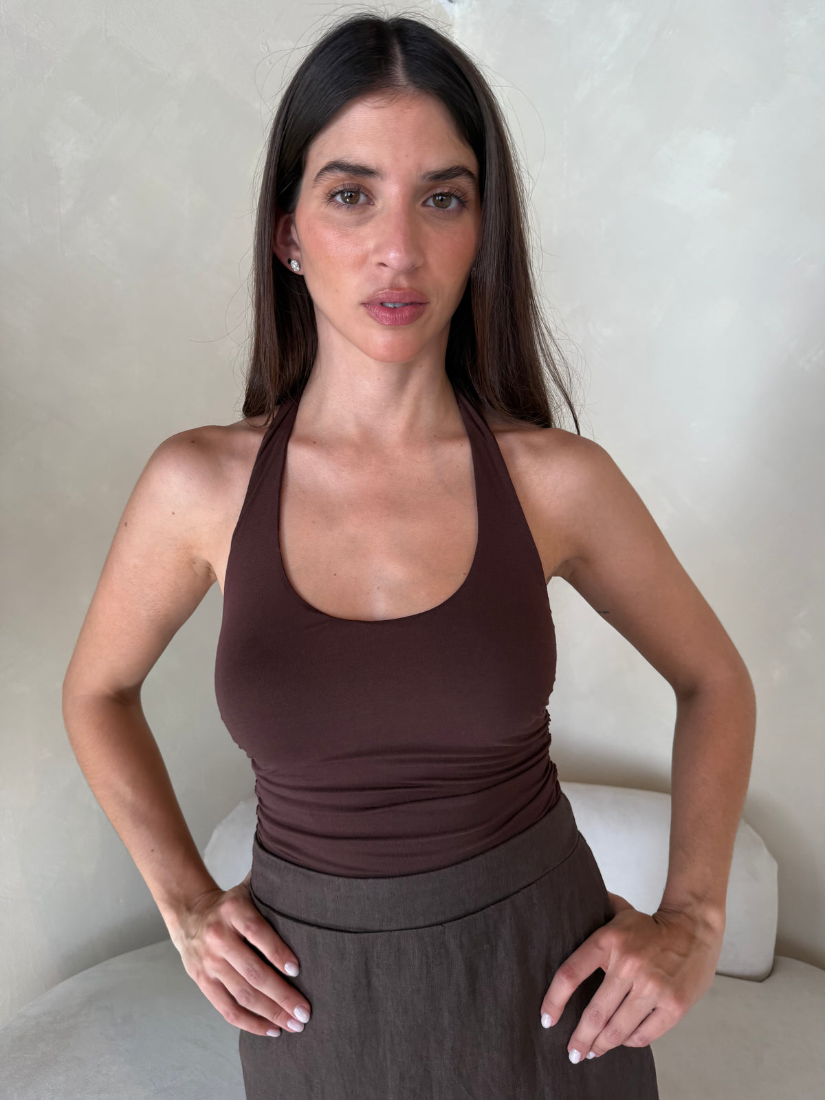 Halter Knit Top