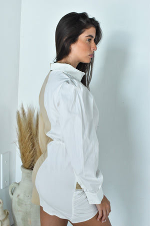 LS Color Block Dress