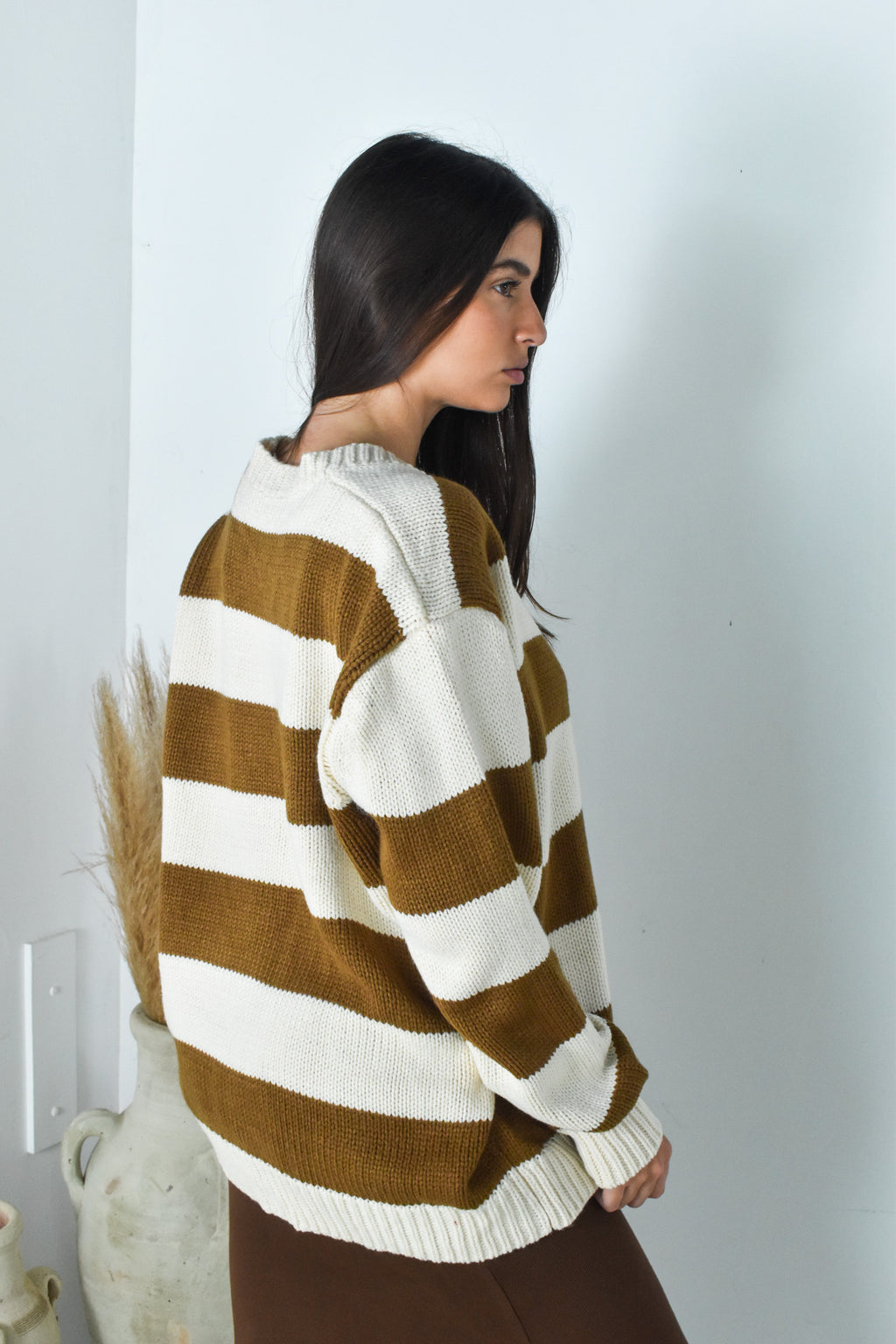 Stripped Cardigan