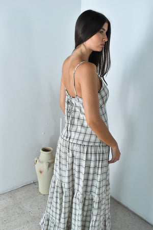 Plaid Maxi Dress