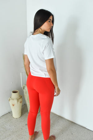 Essential Solid High Waist Legging