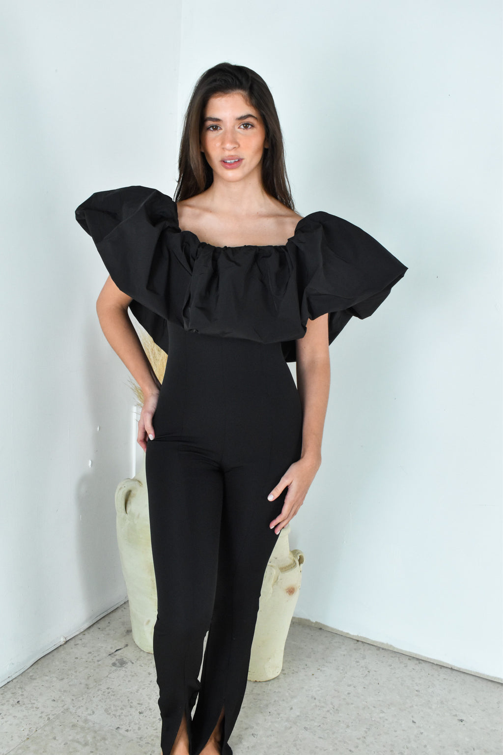 Off Shoulder Jumpsuit