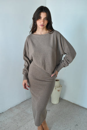 LS Top & Skirt Set