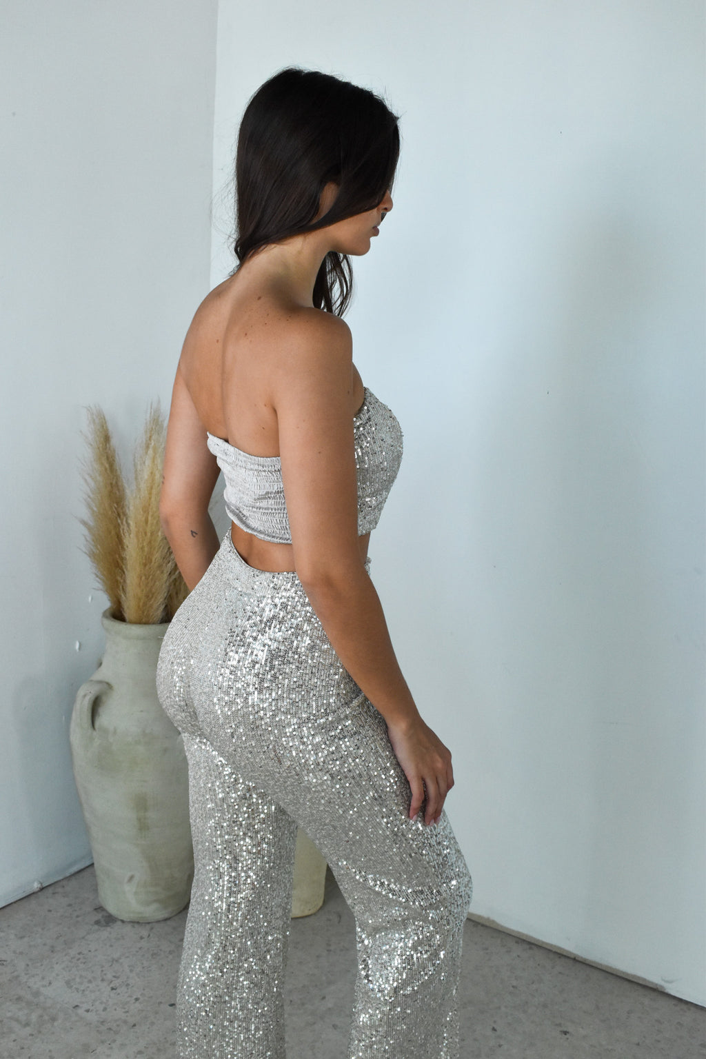 Sequin Tube & Pant Set