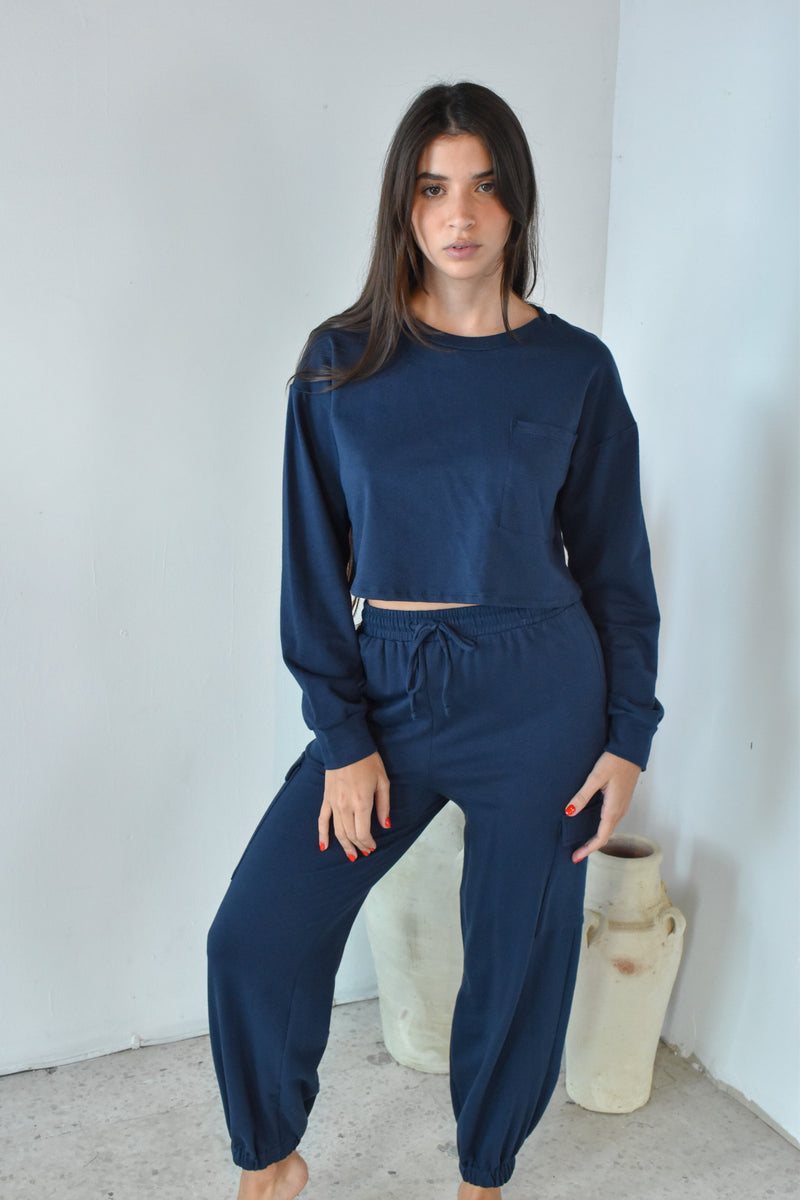 Navy Lounge Set