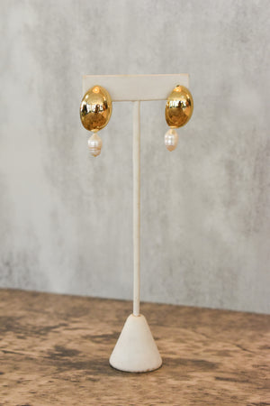 Pearl Dome Earring