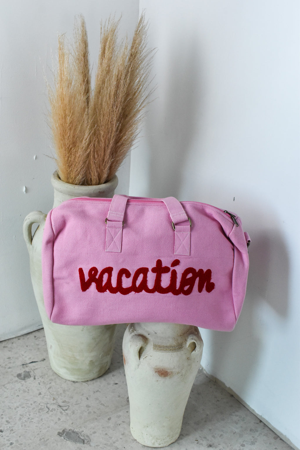 Vacation Duffel Pink Bag
