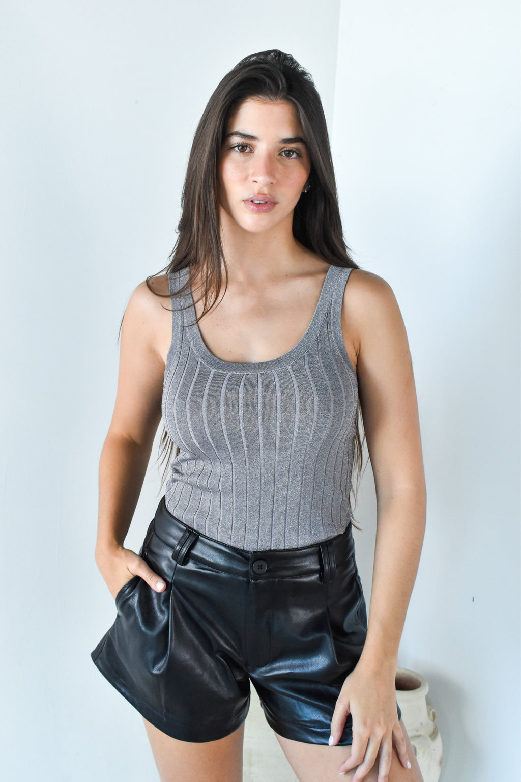 Pleather Shorts