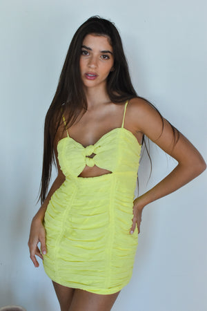 Lemon Knot Dress