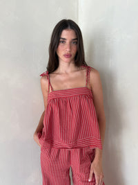 Stripe Top & Pant Set