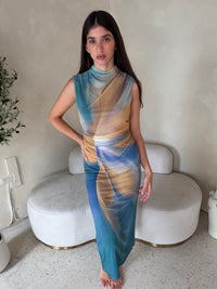 Mesh Earthy Dress