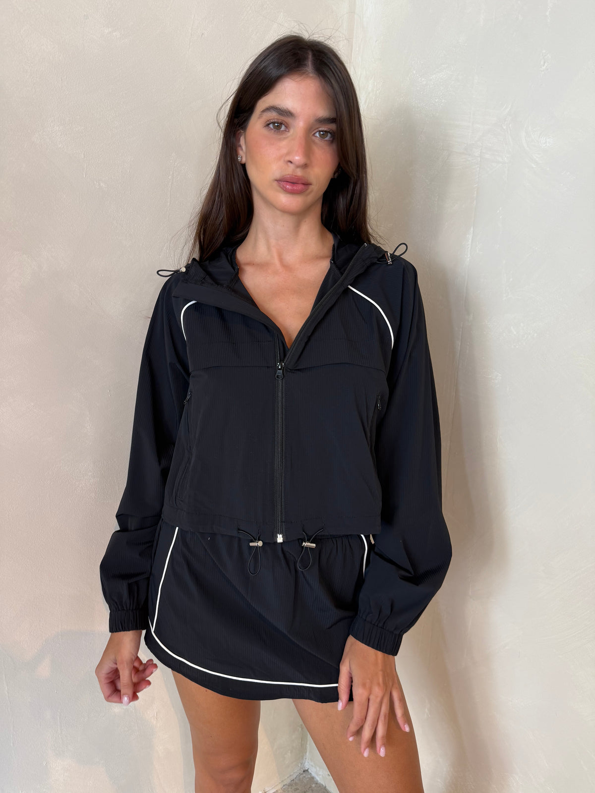 Windbreaker Jacket And Skort Set