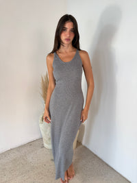 Fuzzy Solid Tank Dress