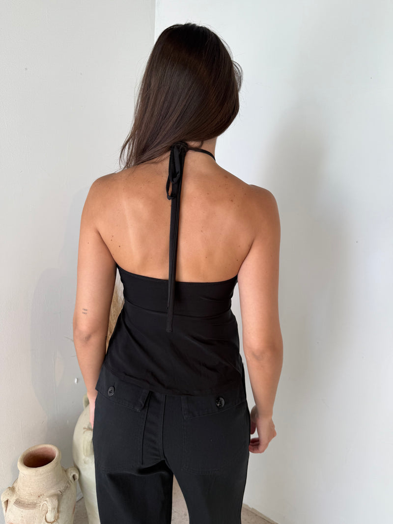 Sun Metal Halter Top