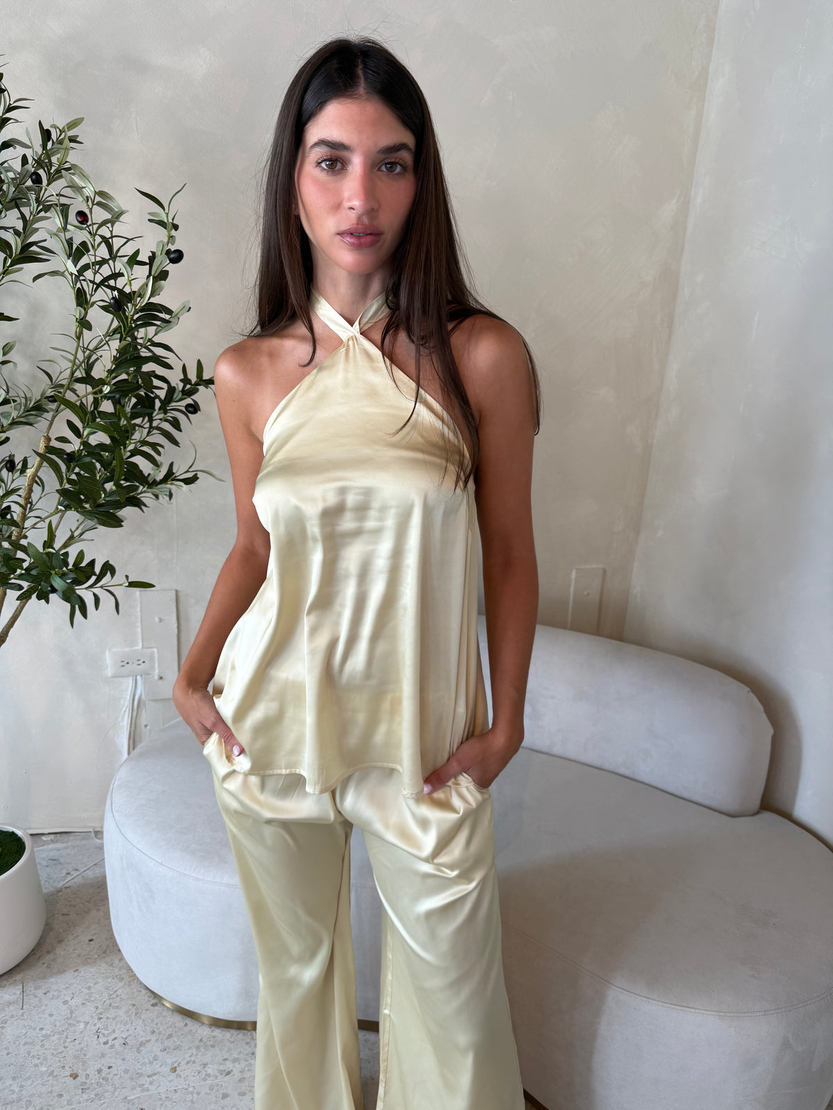 Butter Satin Set