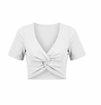 TWIST DETAIL VPLUNGE TOP