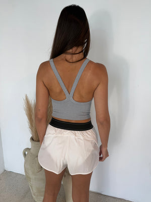 White Active Shorts