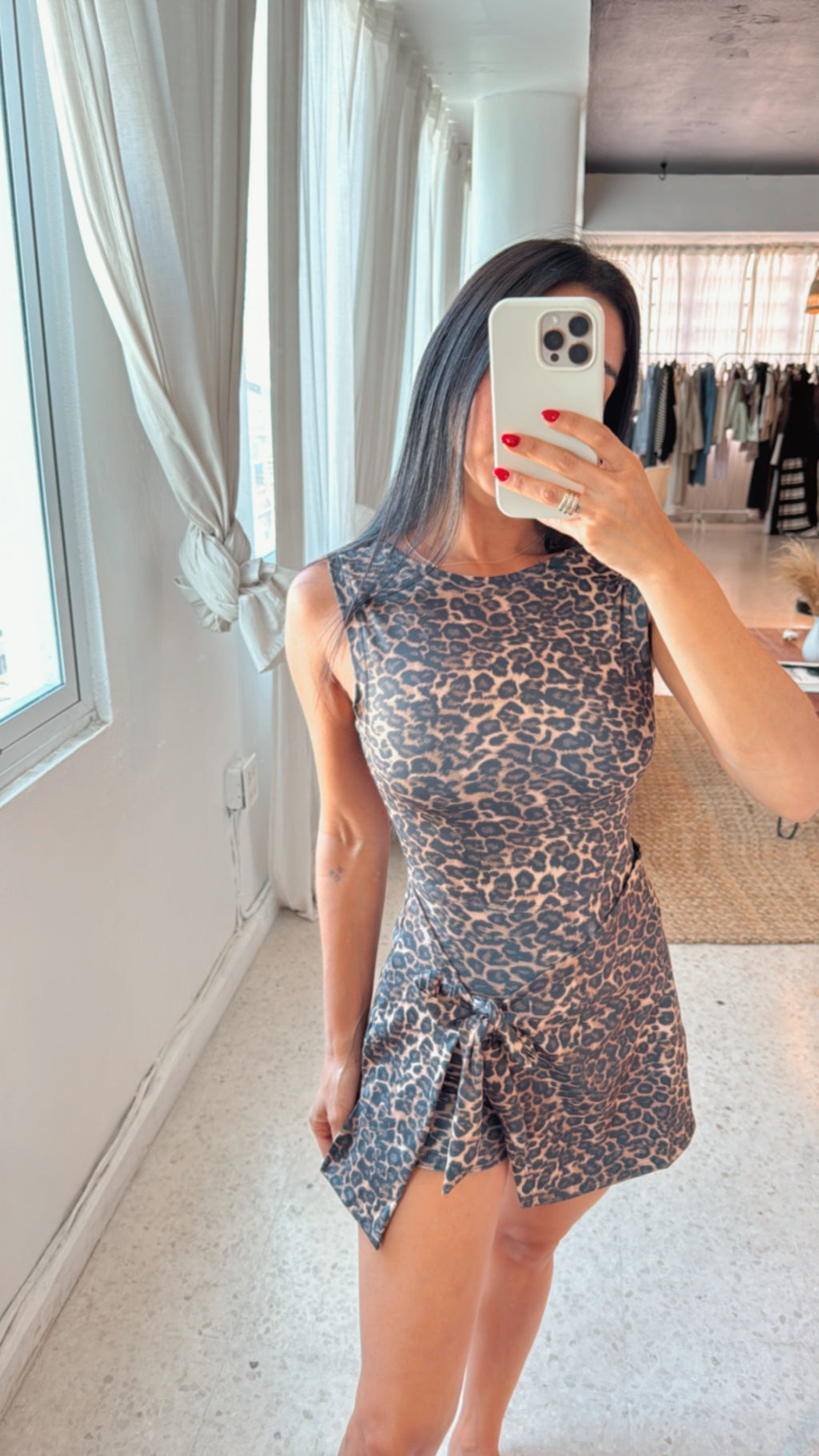 Leopard Active Romper