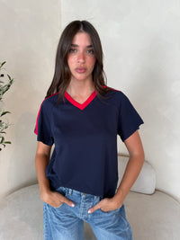 SS T Shirt Contrast Side