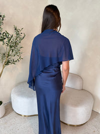 Sheer Cape Dress