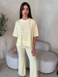 Stripe Boxy Lounge Set
