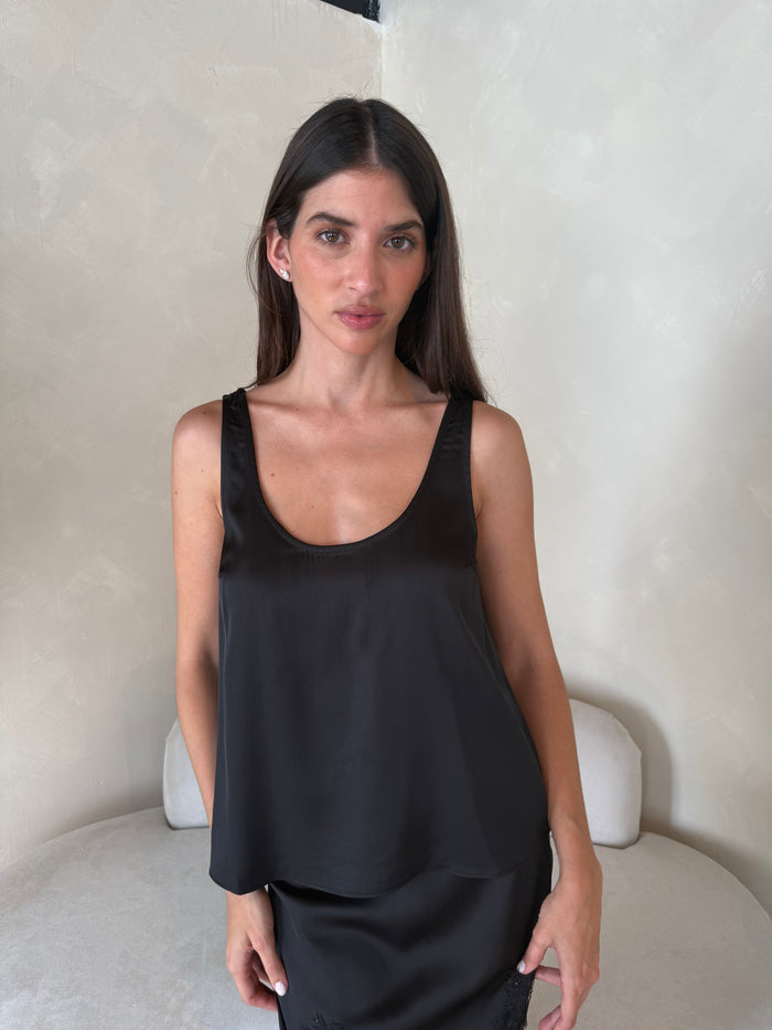 Satin Tank Top