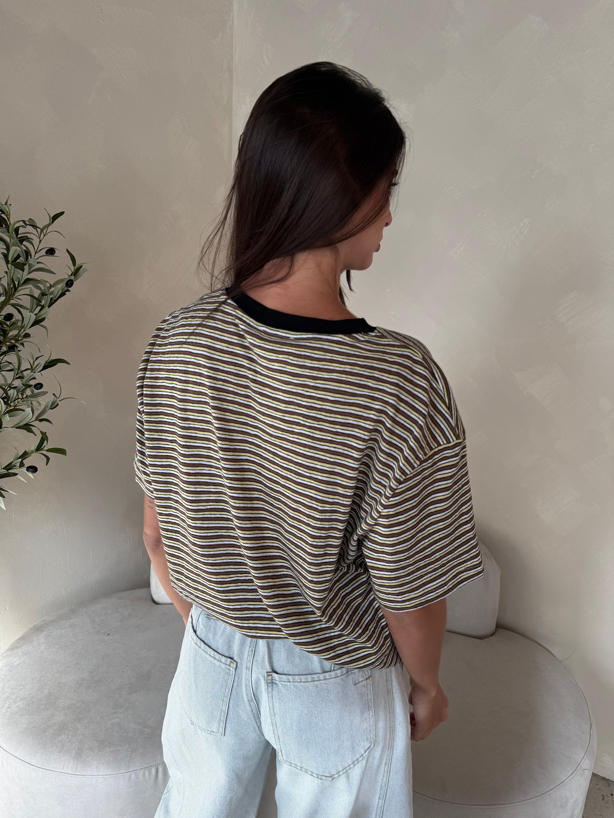 Pia Stripe Tee