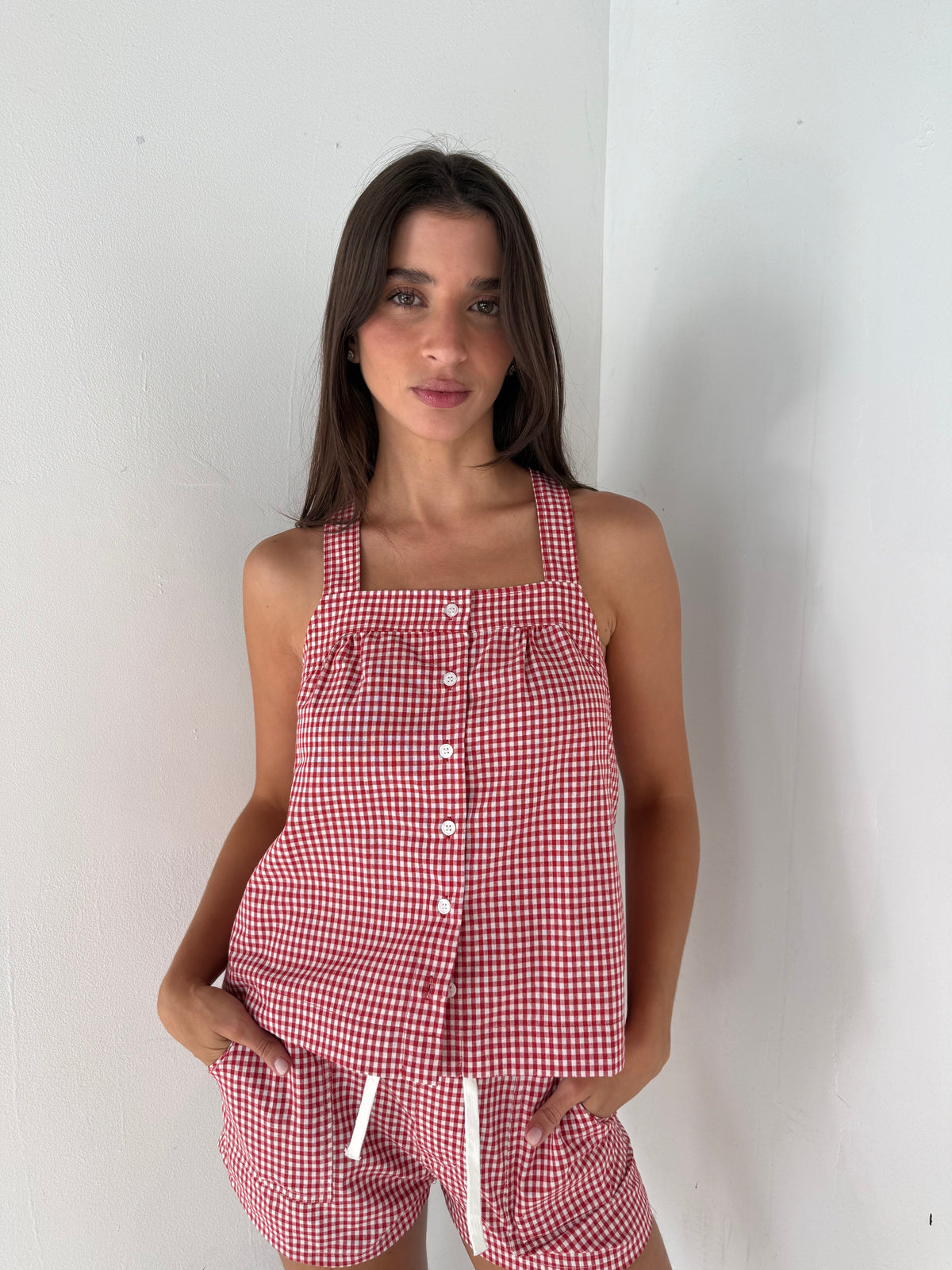 Myah Gingham Set