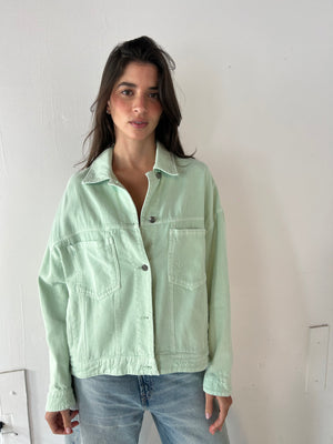 Mint Denim Jacket