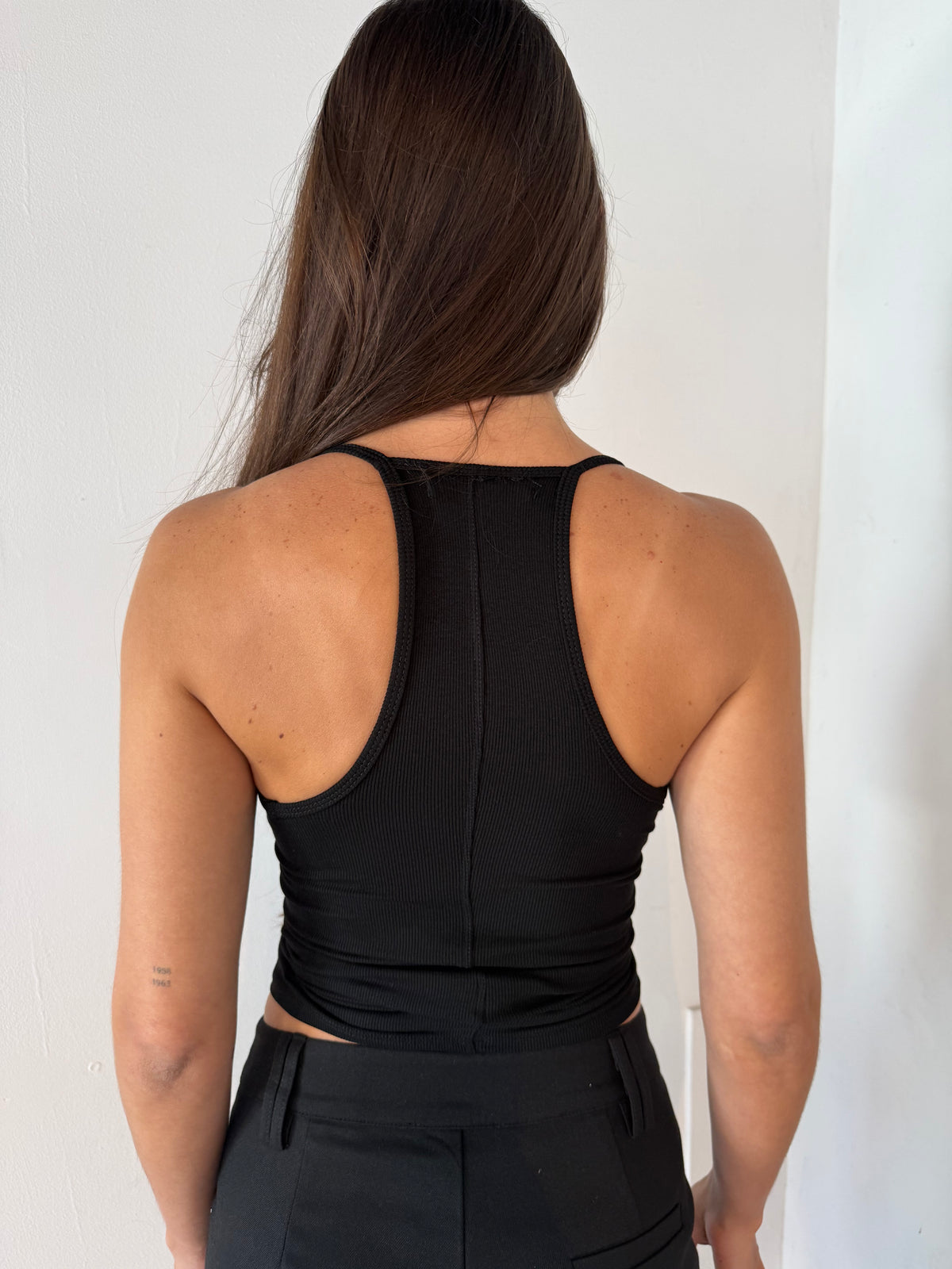 Ribbed V Top