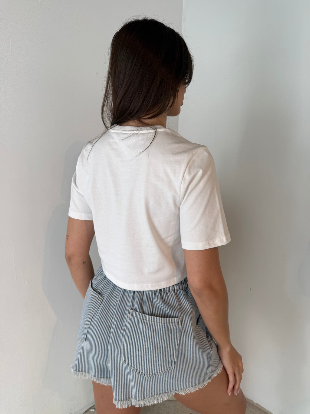 Stripe Drawstring Shorts