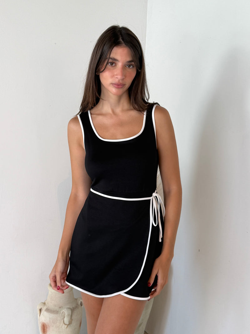 Scuba Terry Square Neck Romper