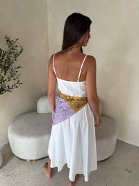 Scarf Tie Midi Dress