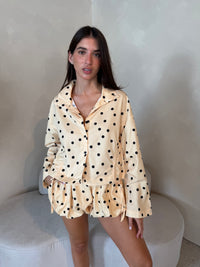 Polka Jacket & Short Set