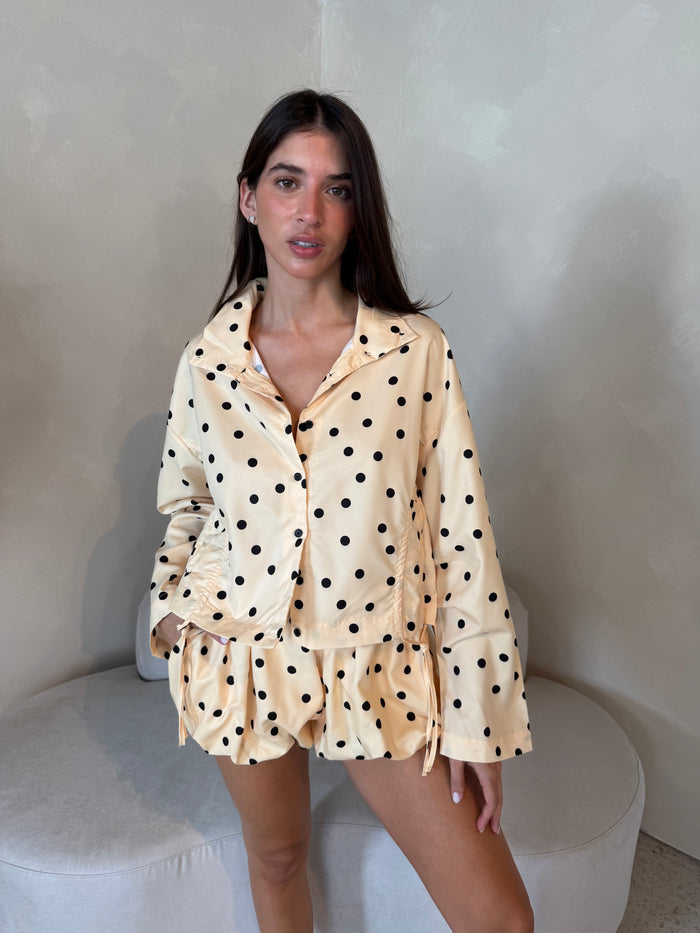 Polka Jacket & Short Set
