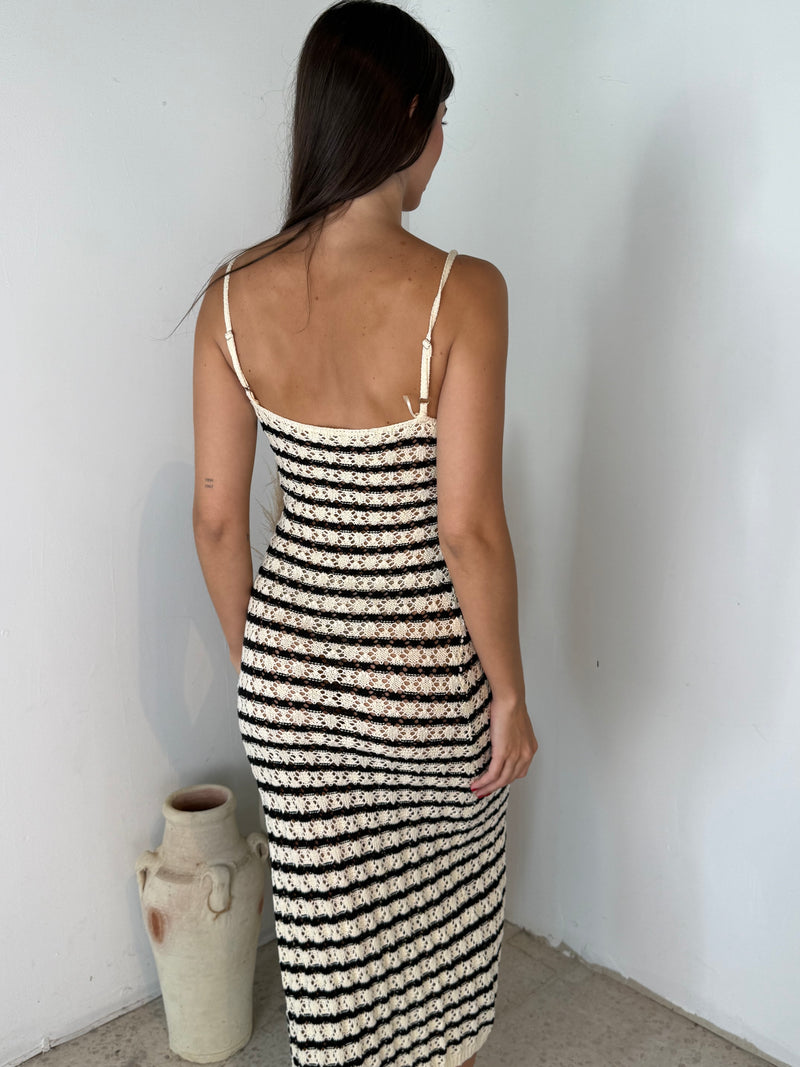 Knitted Stripe Dress