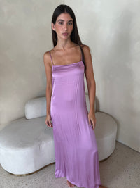 Satin Strappy Dress
