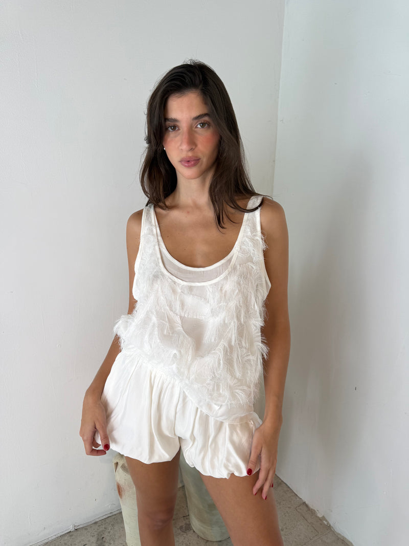 Fringe Double Layer Tank
