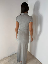 SS Collar Maxi Dress