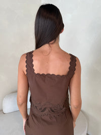 Choco Embroidered Set