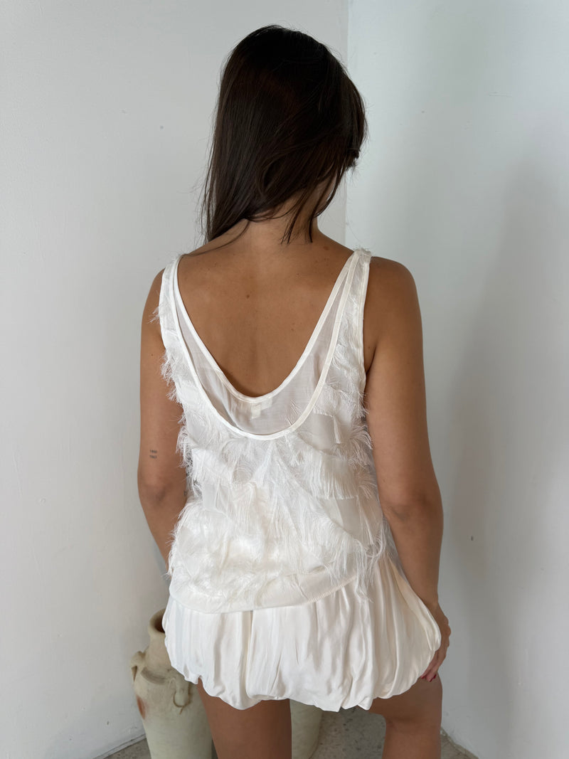 Fringe Double Layer Tank