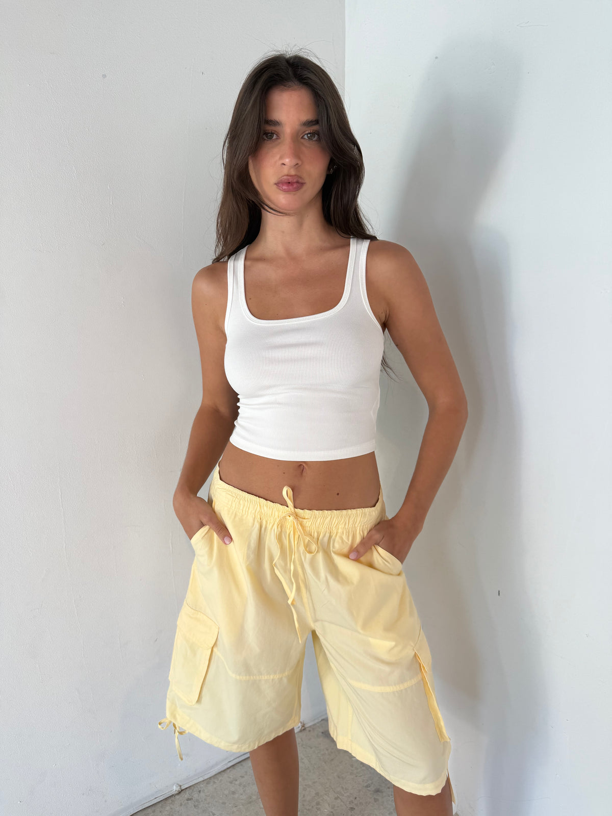 Drawstring Pocket Shorts