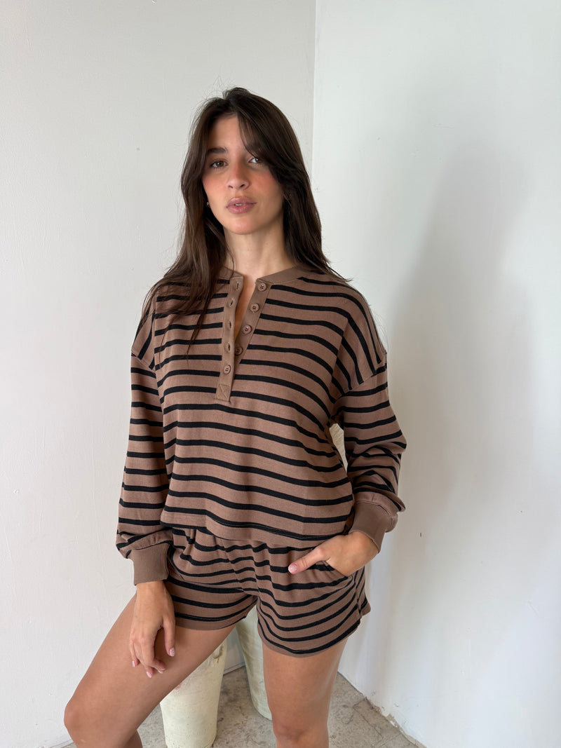 LS Striped Lounge Set