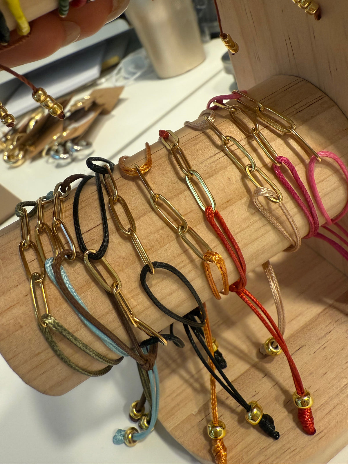Chain Adjustable String Bracelet