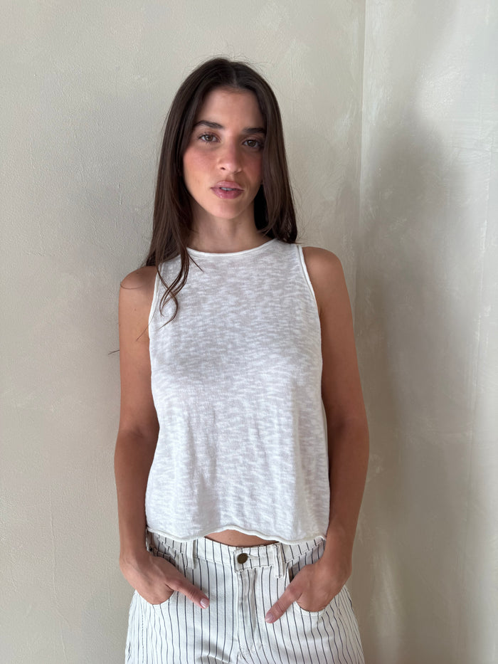 Slub Knitted Top