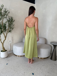 Satin Midi Dress