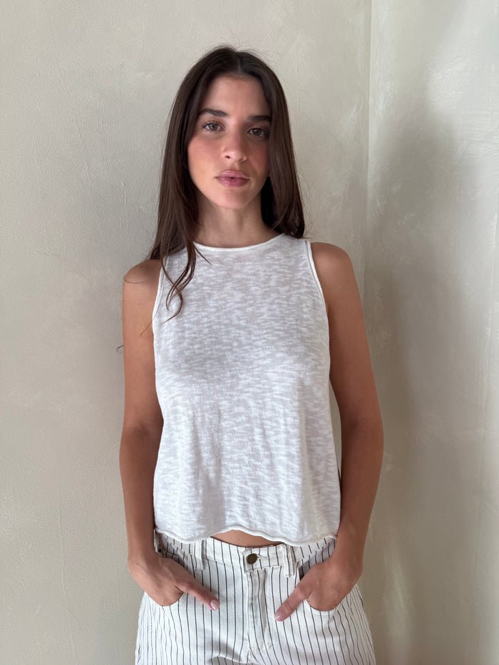 Slub Knitted Top